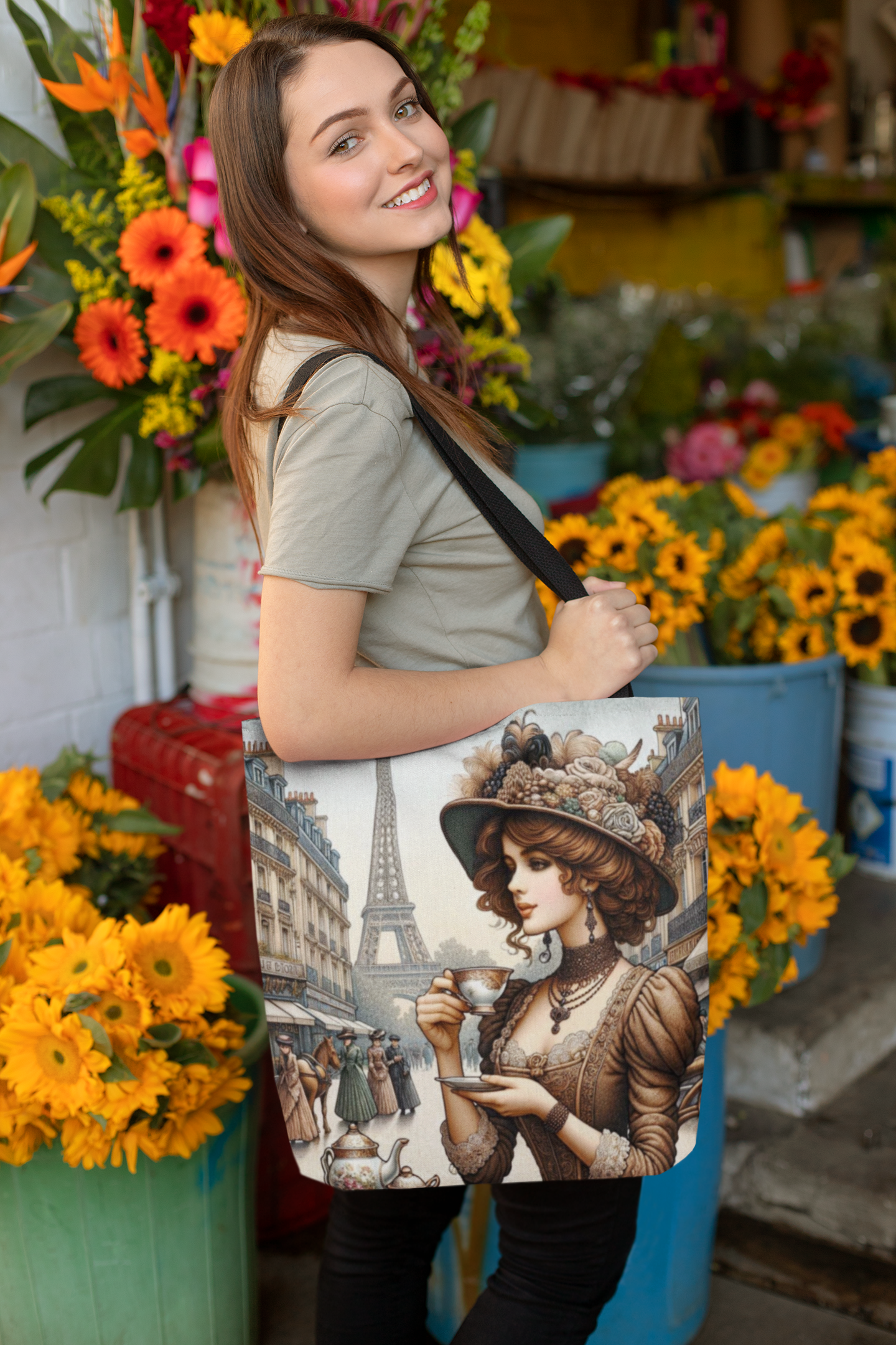 Coffee in Paris Tote (AOP)