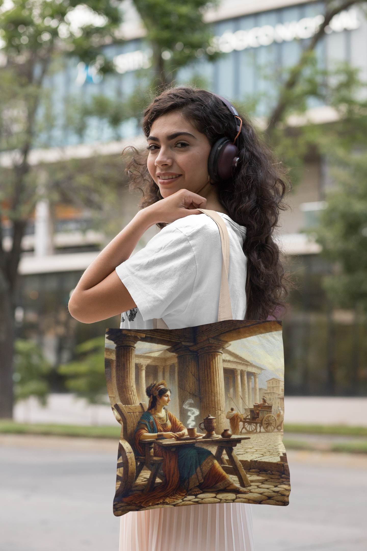 Coffee in Roma Tote (AOP)